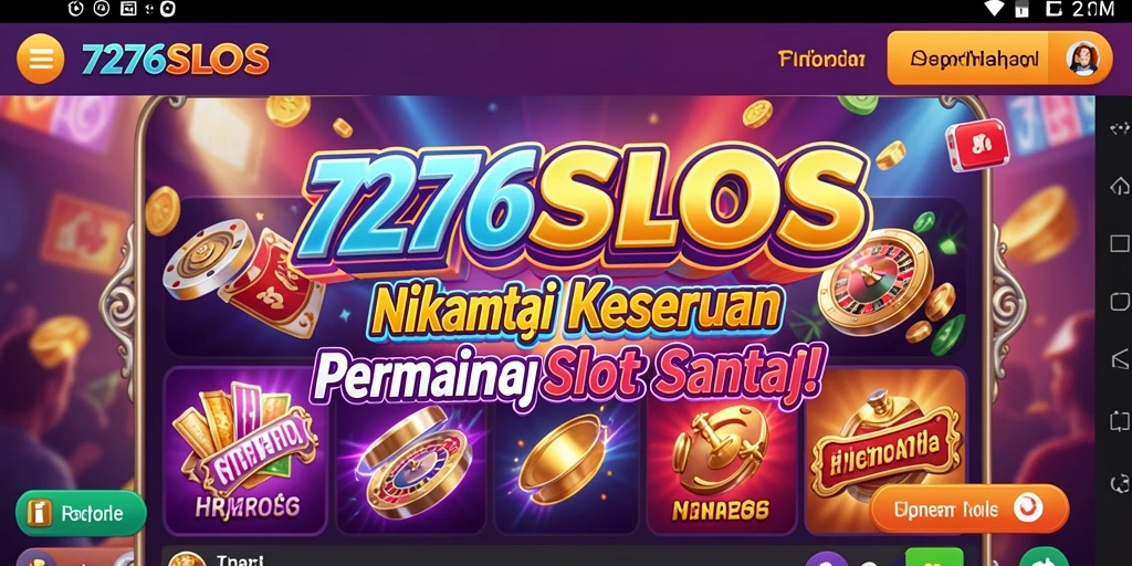 Screenshot gameplay <strong>7276SLOTS</strong> menunjukkan keseruan permainan slot yang mengasyikkan.