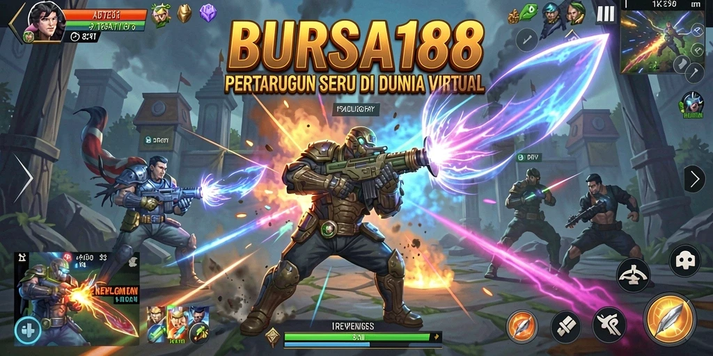 Screenshot BURSA188 menunjukkan aksi pertarungan yang menegangkan dan penuh semangat.