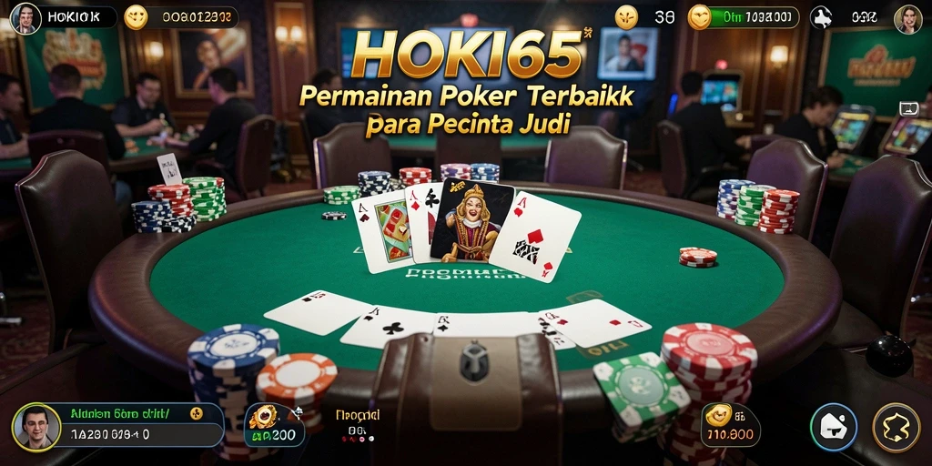 Gameplay seru HOKI65 dengan tampilan menarik di layar.