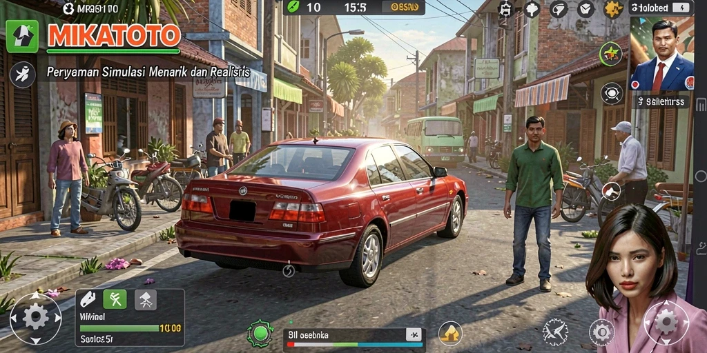 Screenshot gameplay MIKATOTO menampilkan karakter dan lingkungan yang menarik.