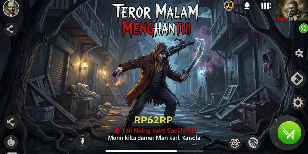 Tampilan gameplay menegangkan dari RP62RP yang penuh kejutan.