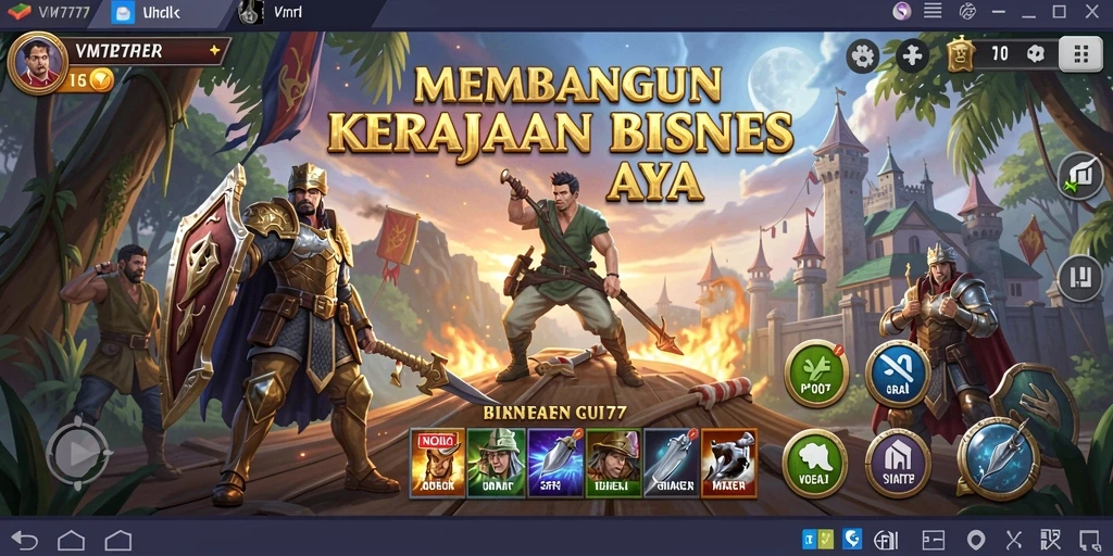 Tampilan gameplay VM777 yang seru dan menantang.