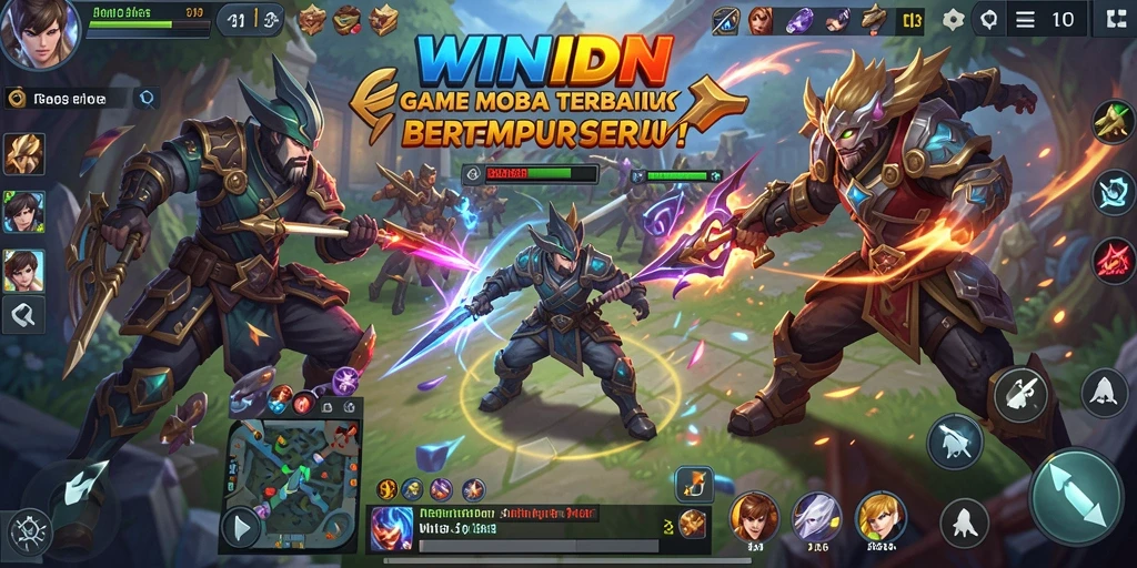 Gameplay seru dalam pertempuran tim di WINIDN.