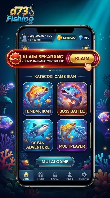 Tampilan antarmuka Pusat Unduh d73 yang ramah pengguna.